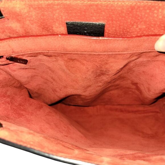 Gucci Black Leather Tote Shoulder Bag - Picture 13 of 16